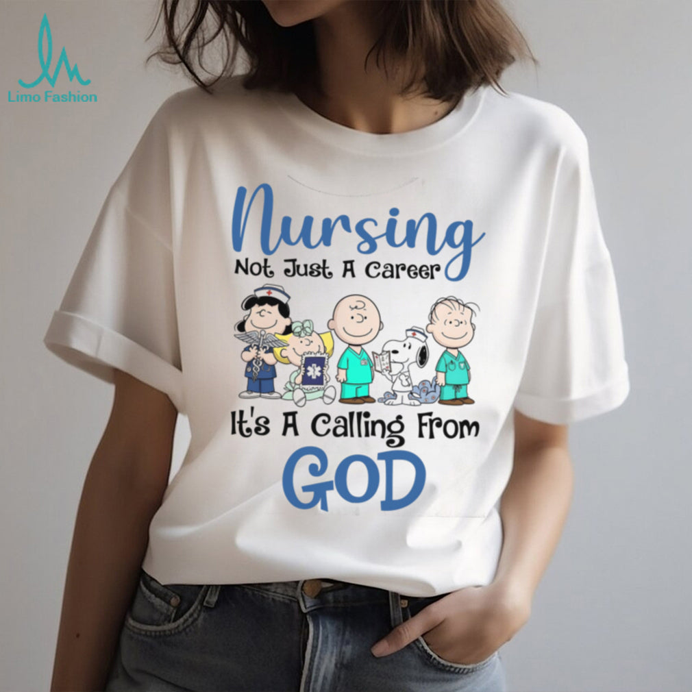 Nursing Is A Calling From God Christian Faith Medical Shirt
