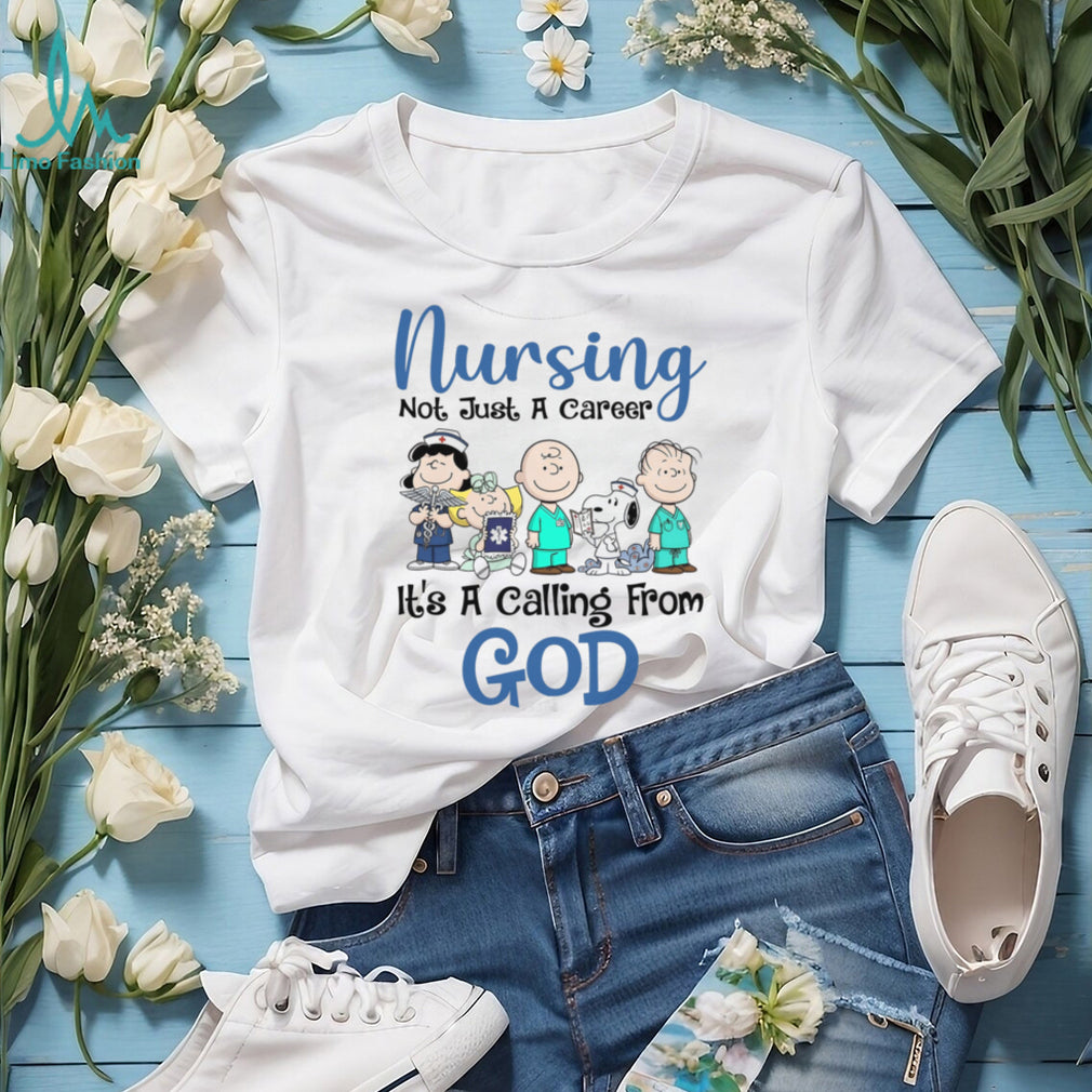 Nursing Is A Calling From God Christian Faith Medical Shirt