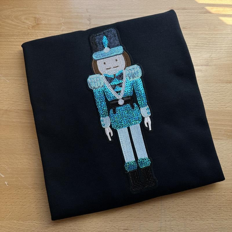 Nutcracker Sequin Patch Gildan Sweatshirt T-Shirts, Hoodie | PodTeesHub.com