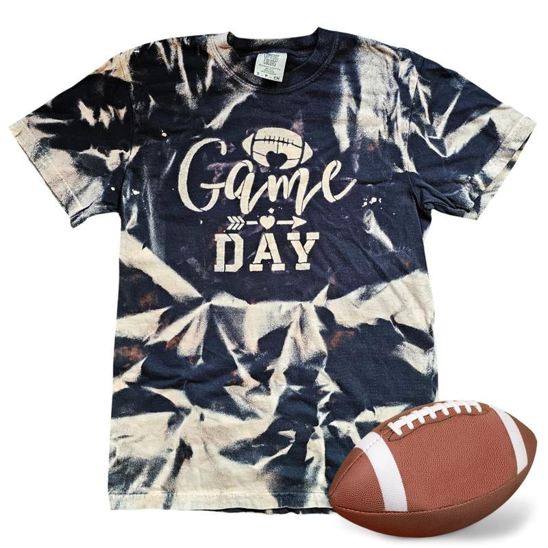 ORCA ~ Comfort Colors Vintage FOOTBALL GAME DAY Bleached Unisex T-shirts Hoodie, Sweatshirt | PodTeesHub.com