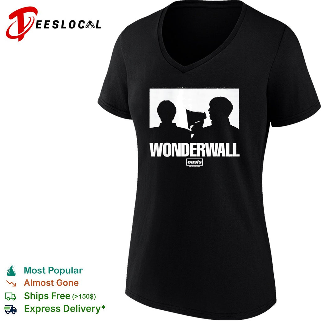 Oasis Wonderwall Liam Gallagher Noel Gallagher Music Band Shirt
