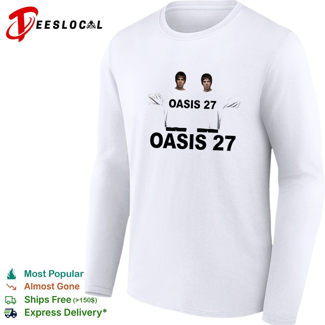 Oasis two men 27 shirt