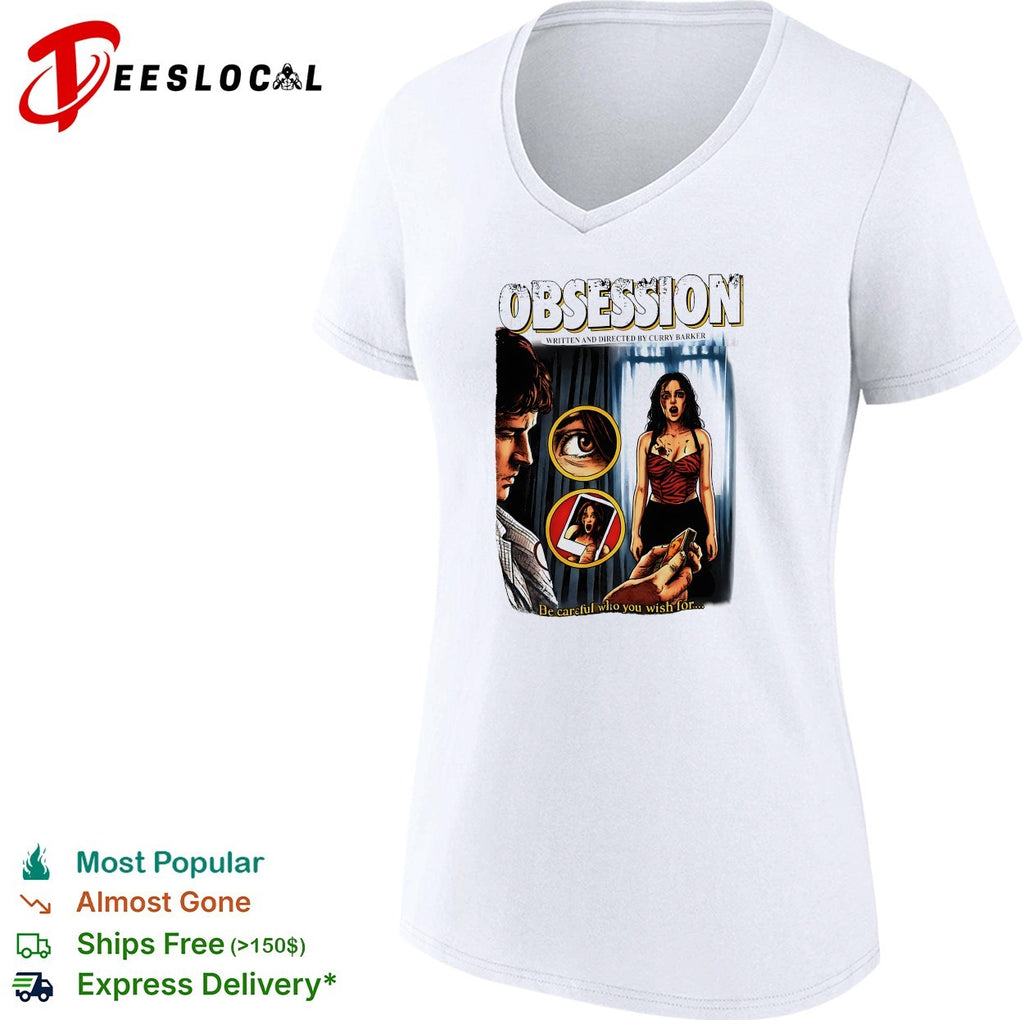 Obsession horror movie poster be careful who you wish for shirt
