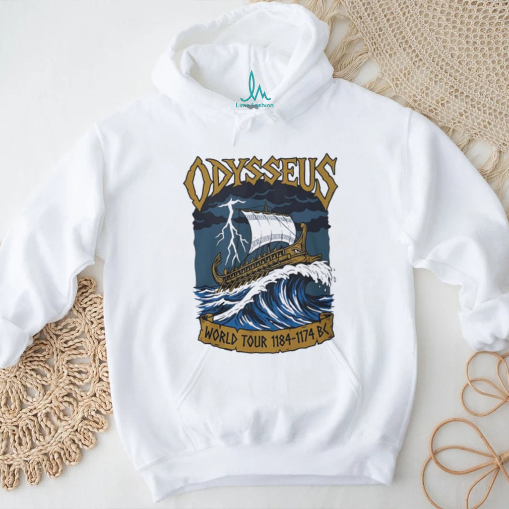 Odysseus World Tour 1184 1174 BC illustration shirt
