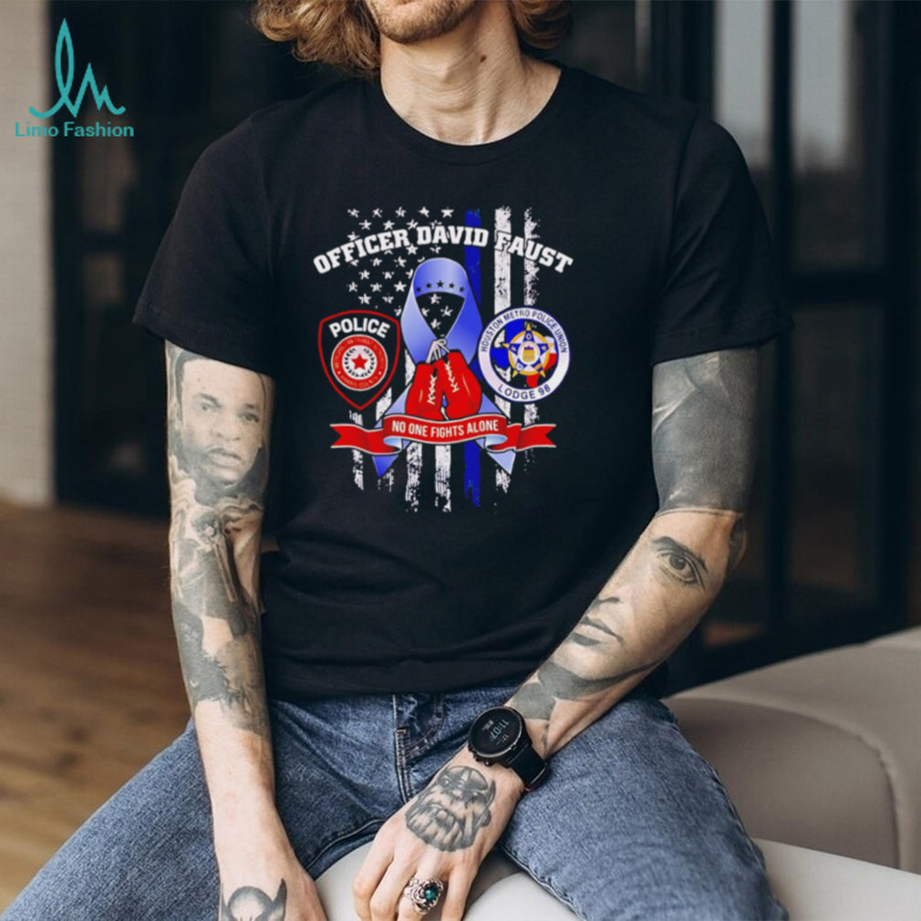Officer David Faust Metropolitan Transit Authority Houston Metro Police Union shirt
