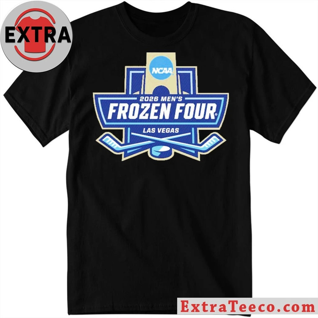 Official 2026 Division I Men’s Ice Hockey Frozen Four Las Vegas Logo Shirts