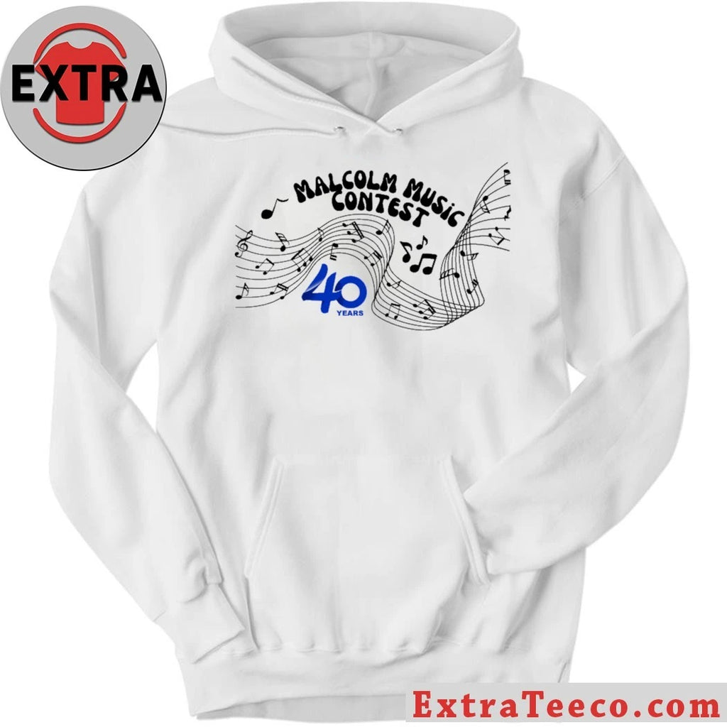 Official 2026 Malcolm Music Contest 40 Years Logo T-shirt
