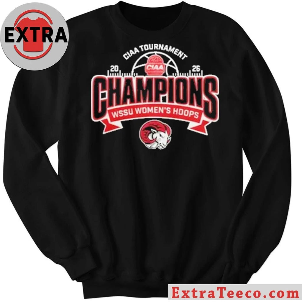 Official 2026 WSSU Hoops CIAA Tournament Champions Logo Shirt
