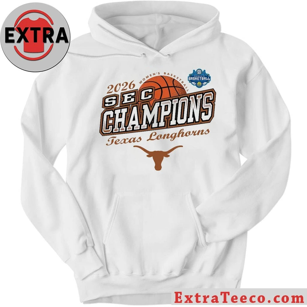 Official 2026 Women’s Basketball SEC Conference Champs Texas Longhorns Locker Logo Shirt