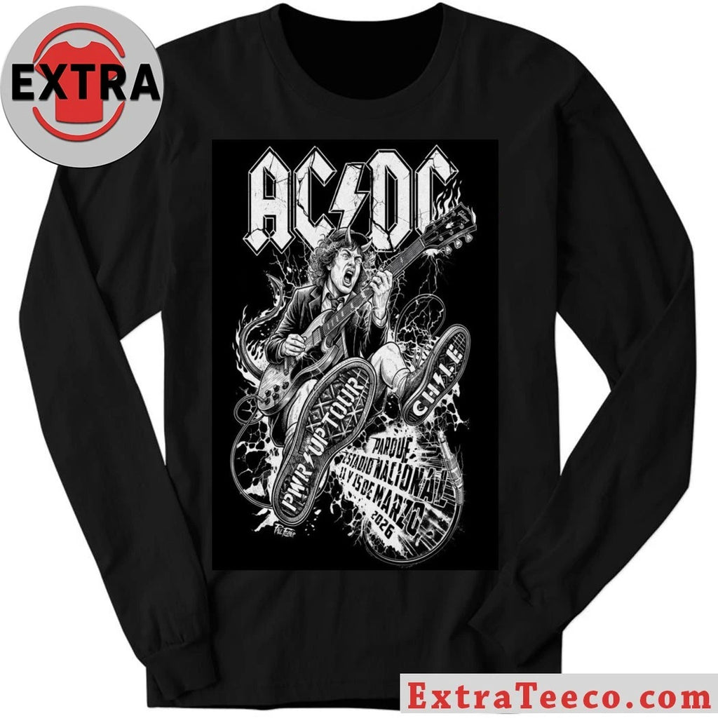 Official AC DC 3 11-3 15 2026 Chile Poster Shirt