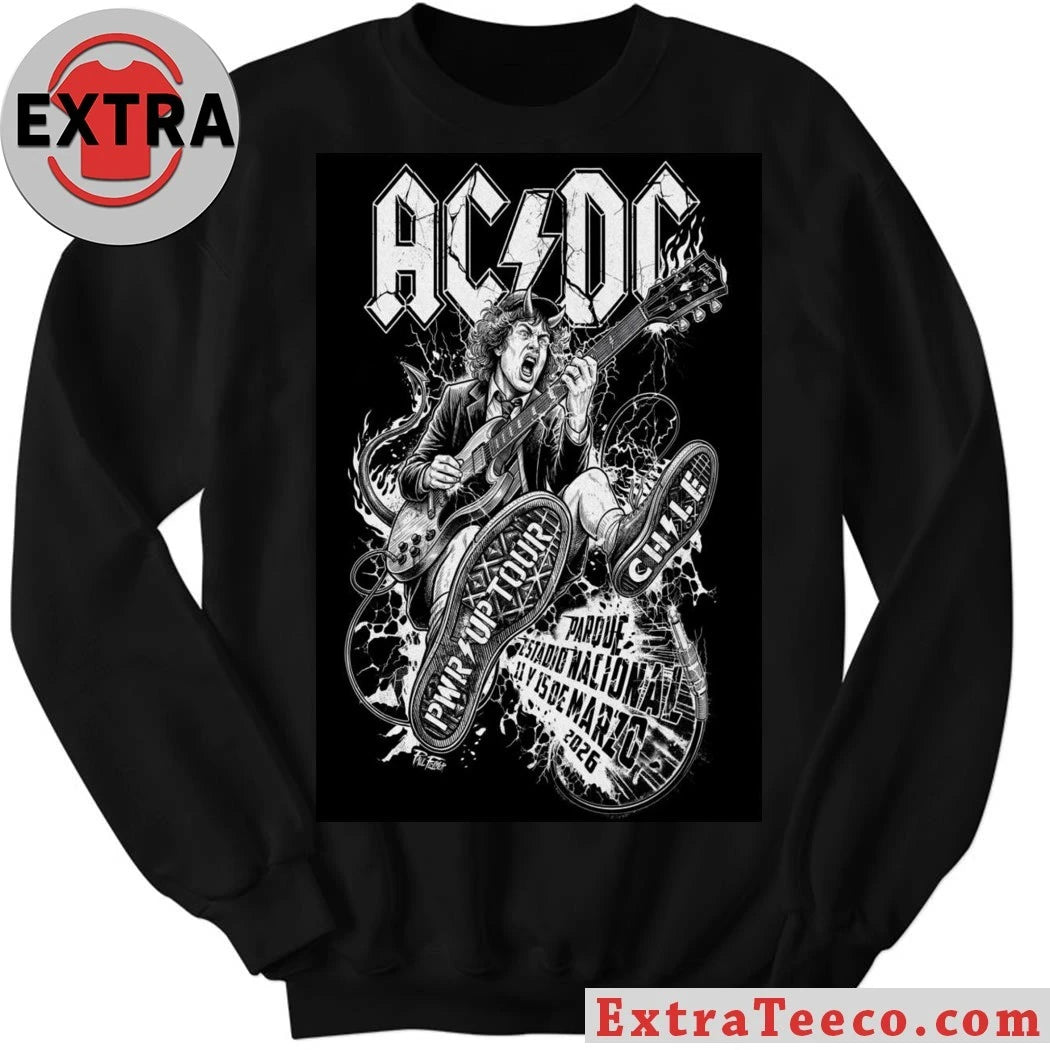 Official AC DC 3 11-3 15 2026 Chile Poster Shirt