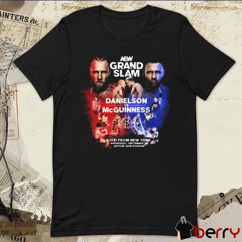 AEW Grand Slam 2024 Matchup Bryan Danielson vs Nigel McGuinness t-shirt