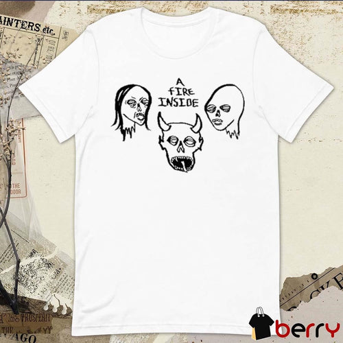 Afireinside Faces Ivory t-shirt