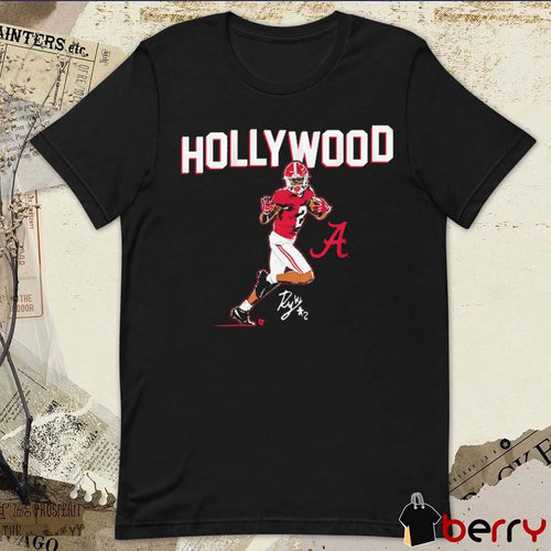 Alabama Football Ryan Williams Hollywood Signature t-shirt