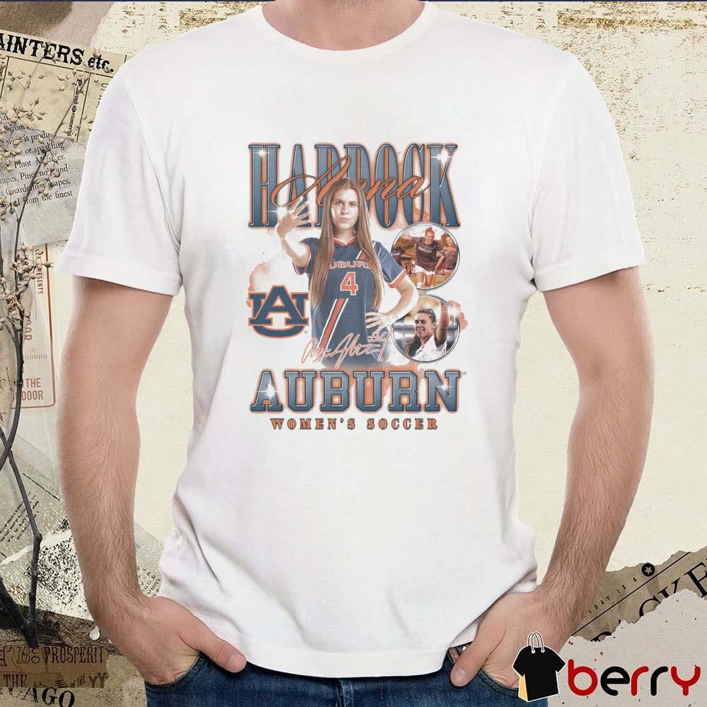 Anna Haddock Auburn Women’s Soccer 90s Retro Signature Graphic t-shirt
