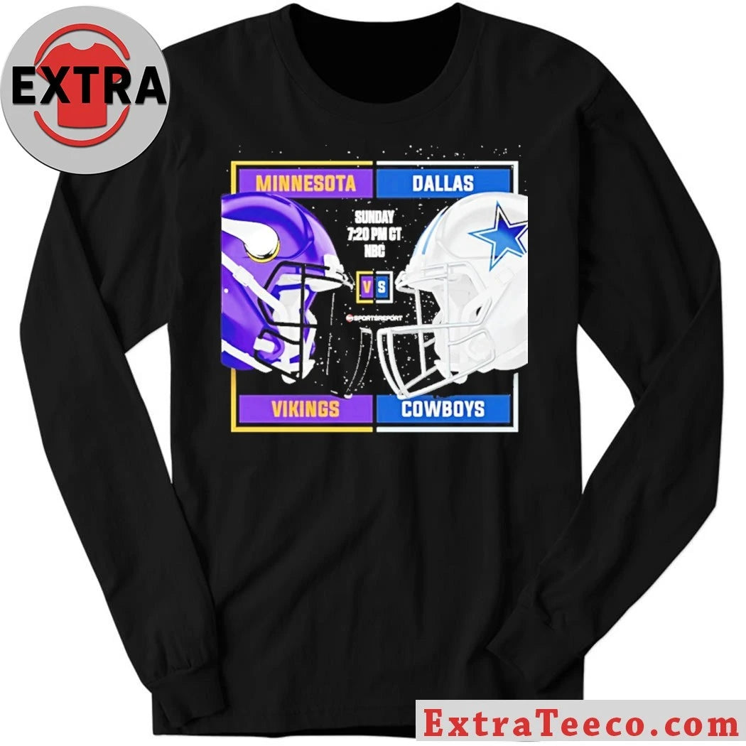 Official Announcement regarding the football game between the Minnesota Vikings and the Dallas Cowboys Shirt