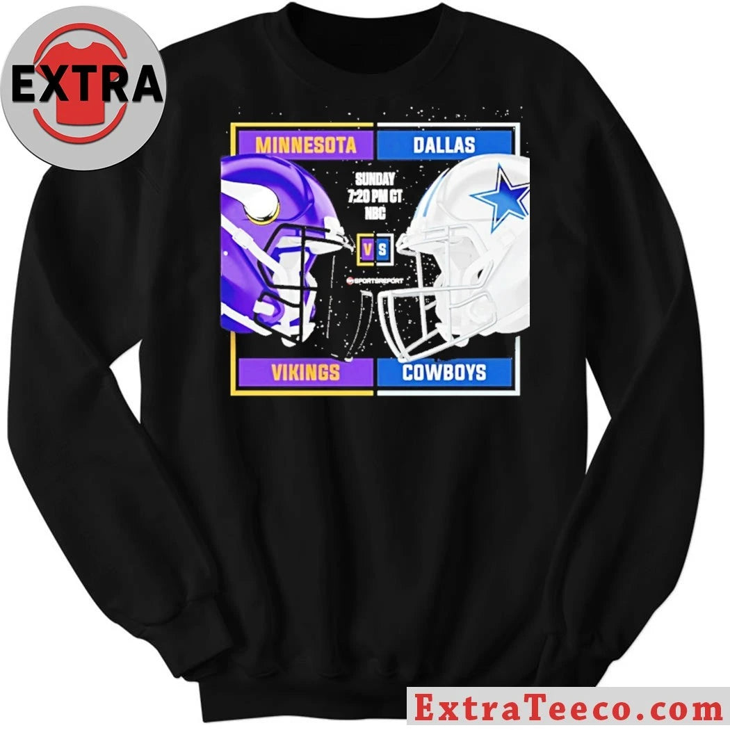 Official Announcement regarding the football game between the Minnesota Vikings and the Dallas Cowboys Shirt