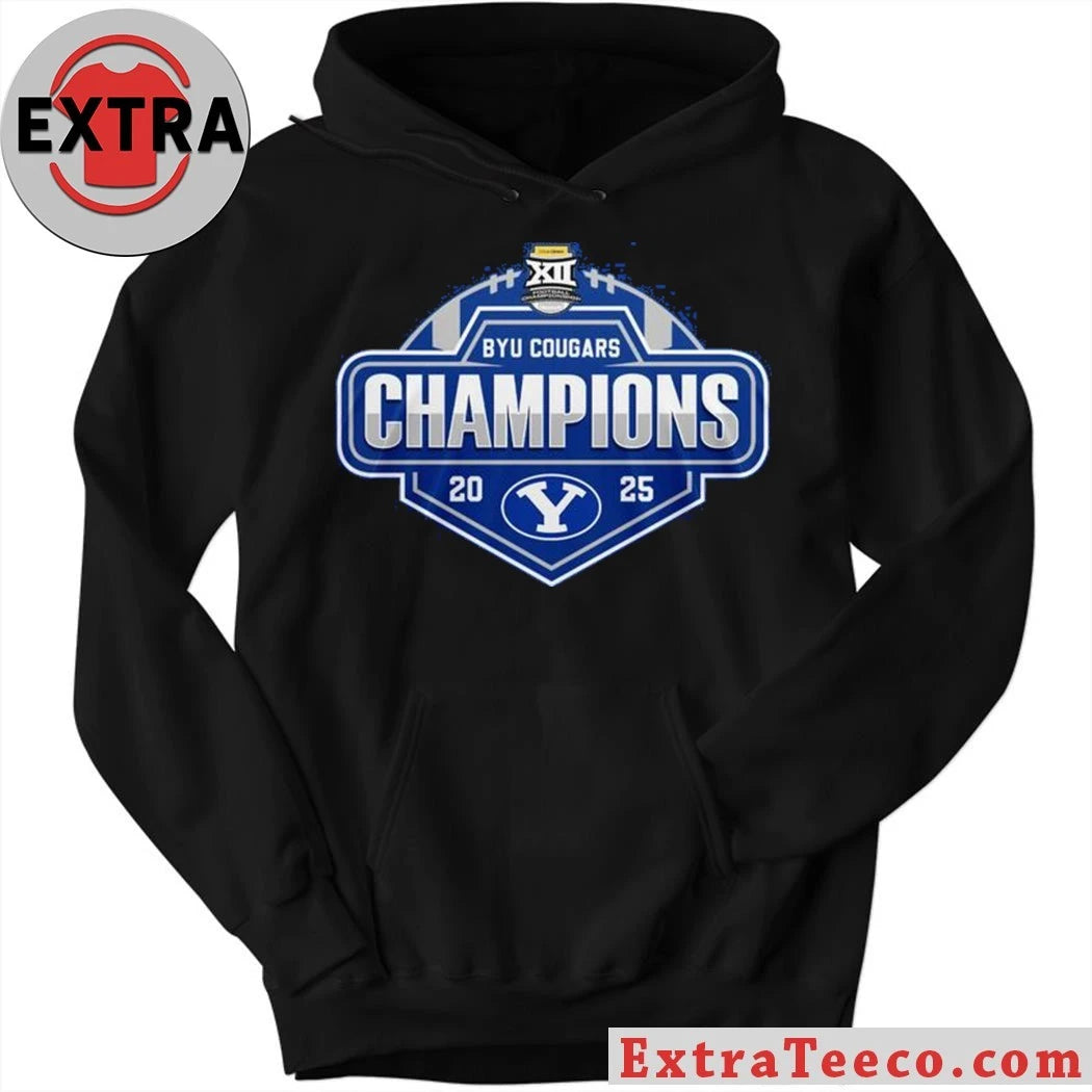Official BYU Cougars Champions Big 12 Conference 2025 Shirt