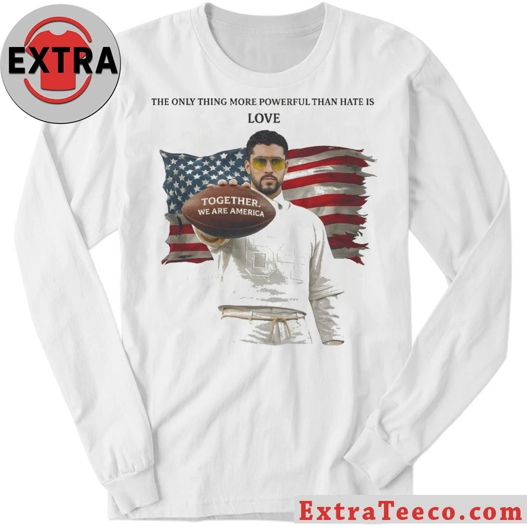Official Bad Bunny Tour Merch 2026 – Vintage America Love Graphic T-Shirt