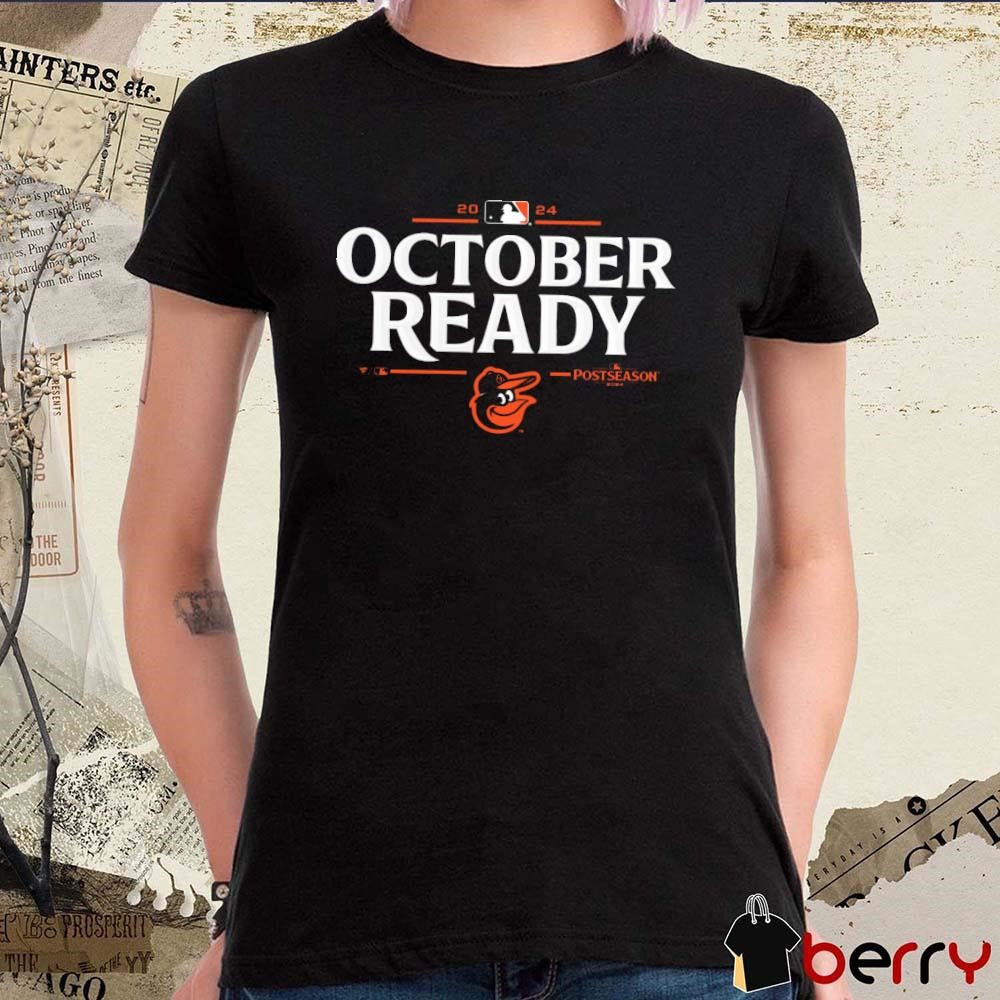 Baltimore Orioles 2024 MLB Postseason Locker Room t-shirt