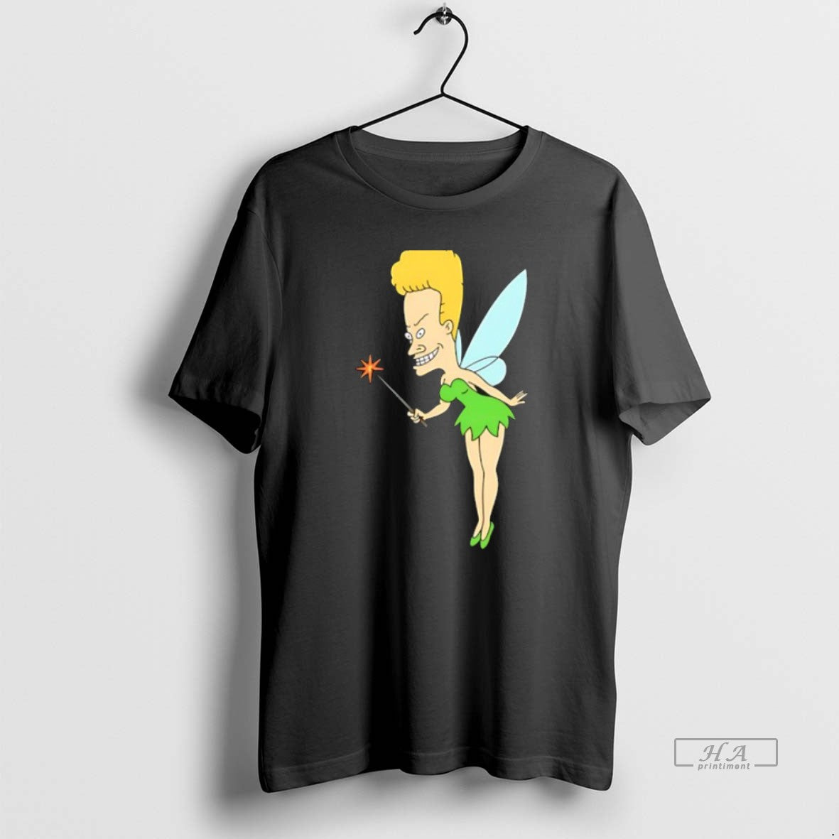 Official Beavis X Tinker Bell The Cornholio Fairy T-Shirts, Hoodie, Sweatshirt | PodTeesHub.com