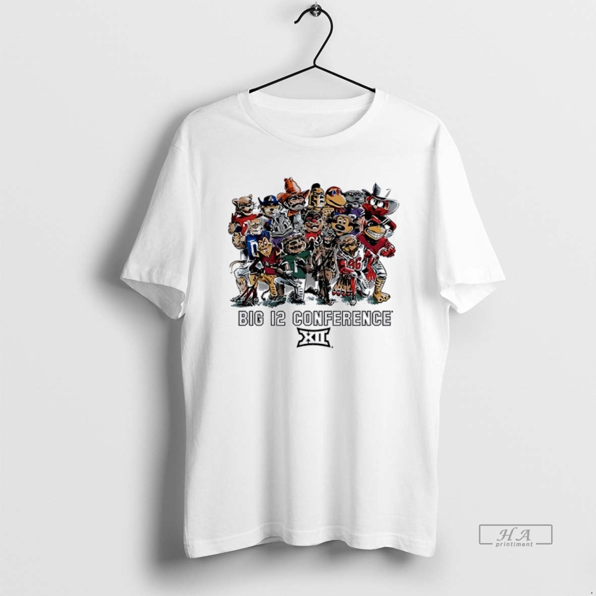 Official Big 12 Conference Mascot Circle T-Shirts, Hoodie, Sweatshirt | PodTeesHub.com