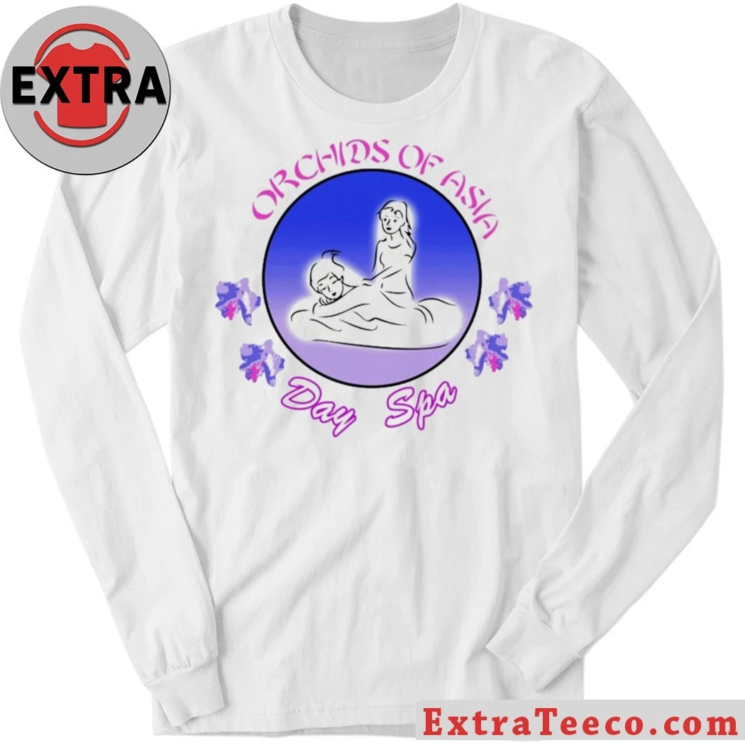 Official Bill Belichick’s Girlfriend Wears Orchids of Asia Day Spa &amp; Massage Shirt