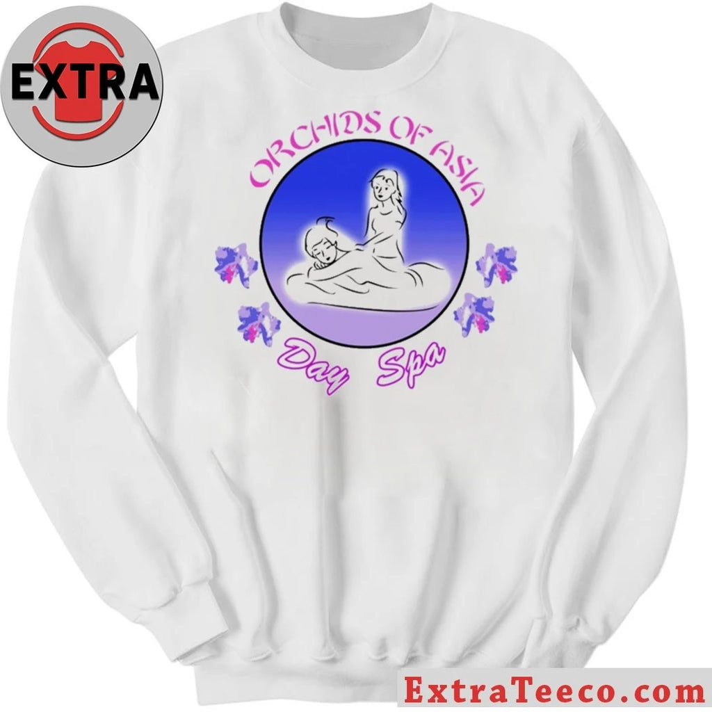 Official Bill Belichick’s Girlfriend Wears Orchids of Asia Day Spa &amp; Massage Shirt