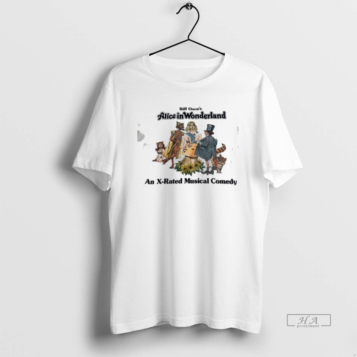 Official Bill Oscos Alice In Wonderland An X Rated Musical Comedy Vintage T-Shirts, Hoodie, Sweatshirt | PodTeesHub.com