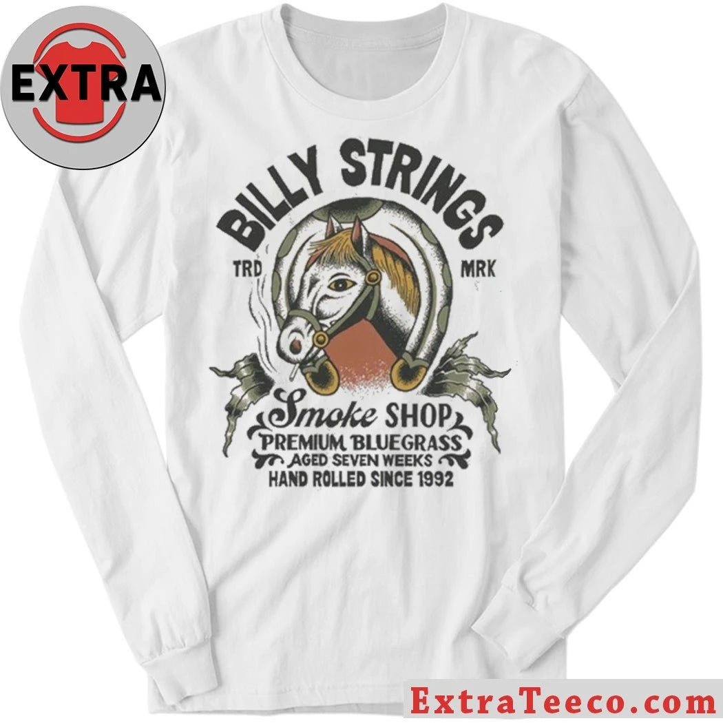 Official Billy Strings 2026 Winter Tour Smoke Shop Shirt