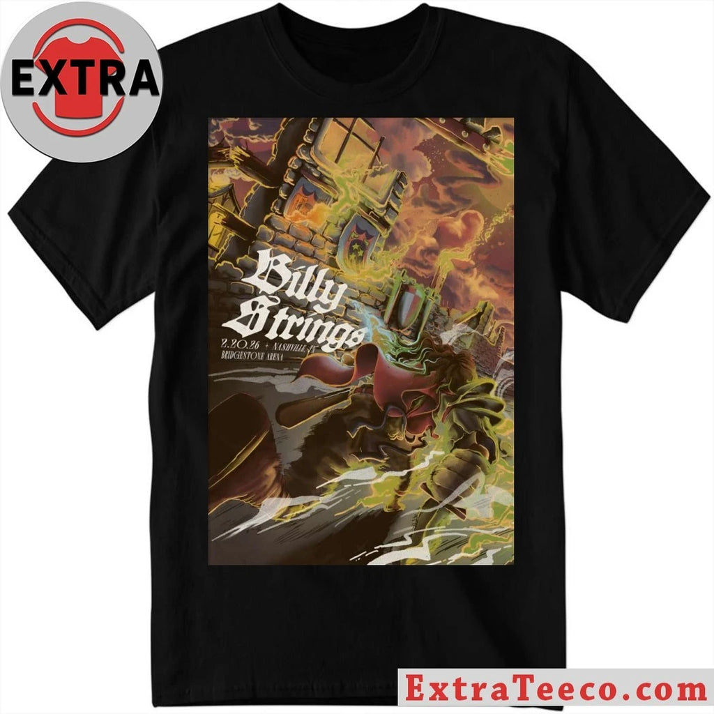 Official Billy Strings Feb 20 2026 Nashville TN Poster Shirt
