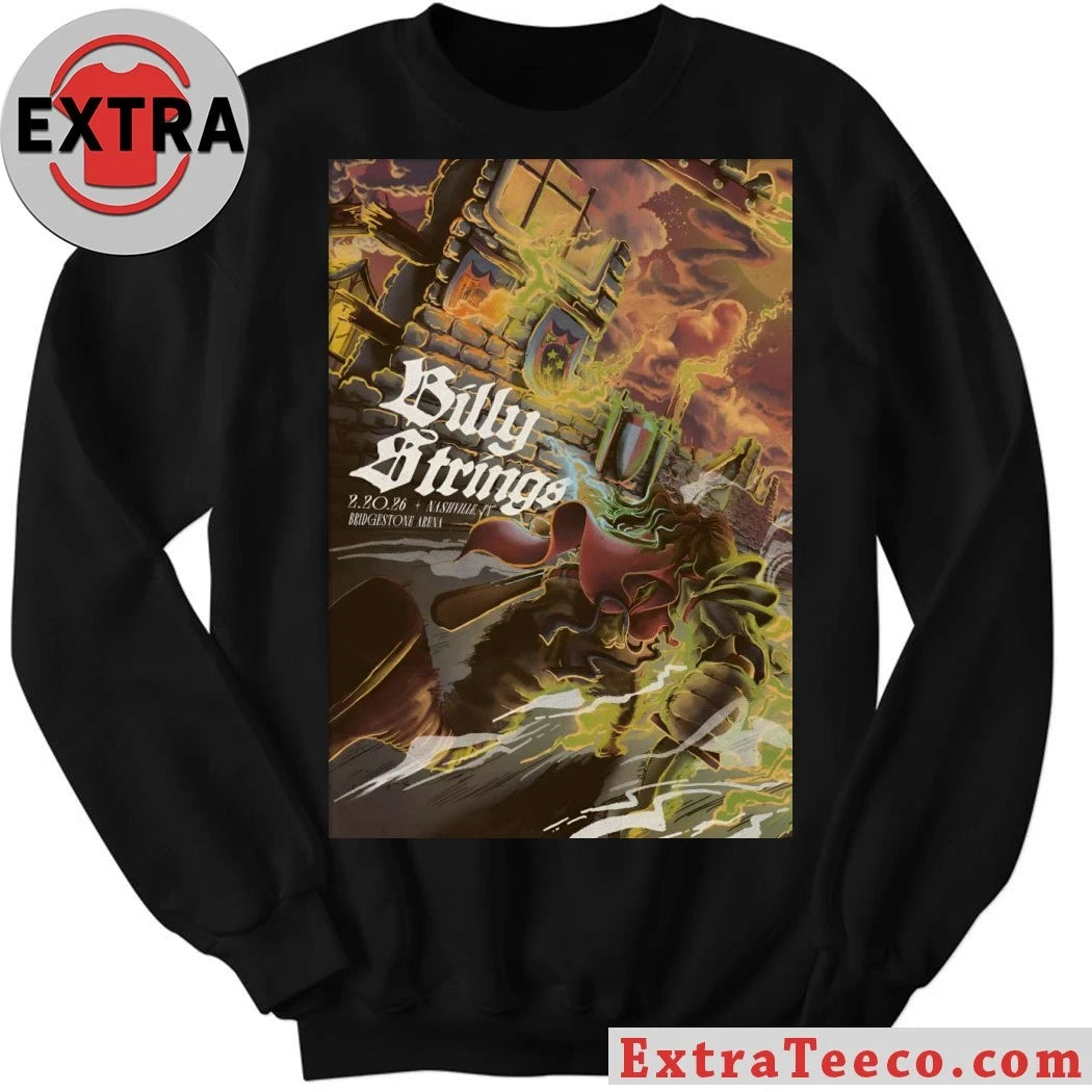 Official Billy Strings Feb 20 2026 Nashville TN Poster Shirt
