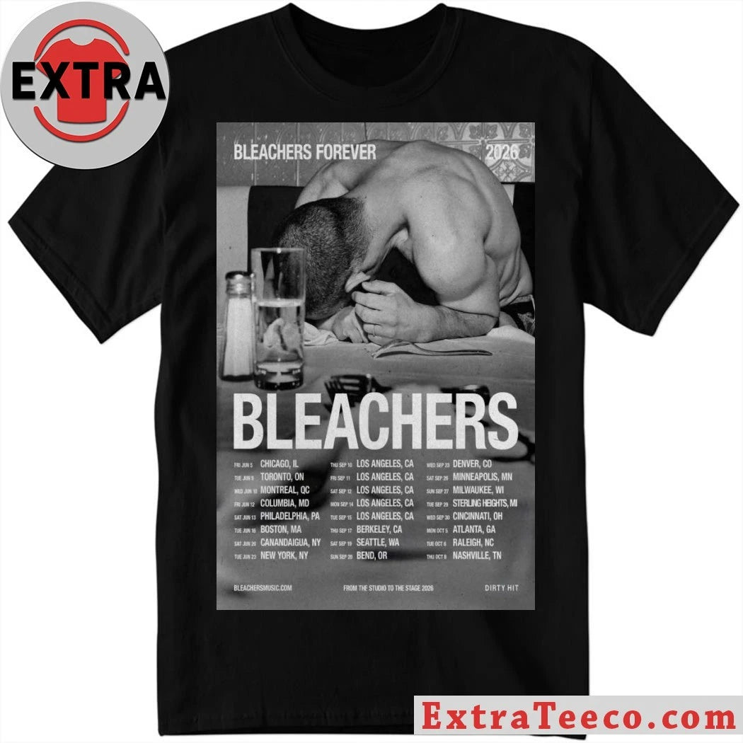 Official Bleachers Band Forever Tour 2026 Poster Shirt