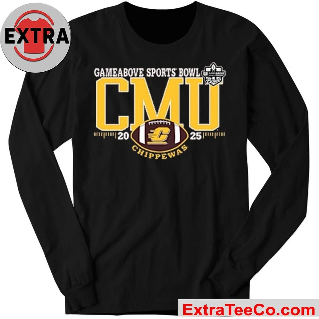 Official Blue 84 Central Michigan Chippewas Maroon 2025 GameAbove Shirt