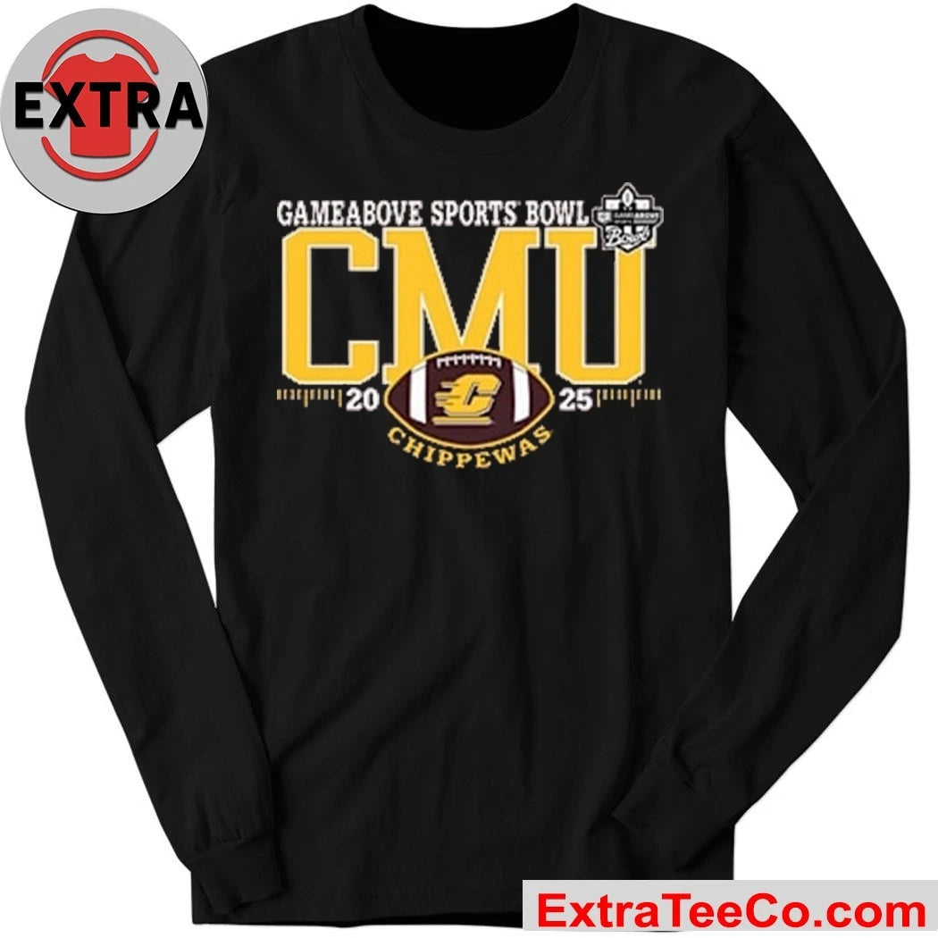 Official Blue 84 Central Michigan Chippewas Maroon 2025 GameAbove Shirt