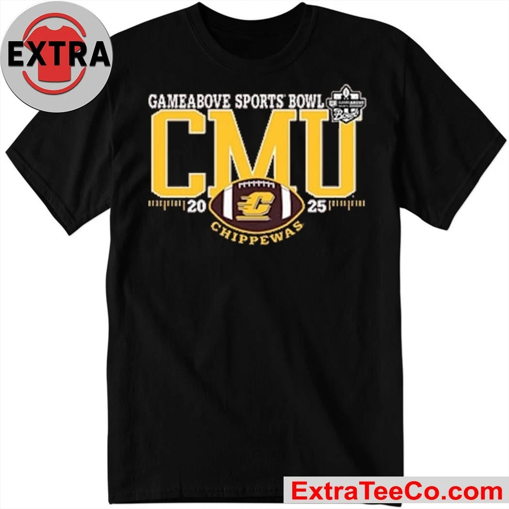 Official Blue 84 Central Michigan Chippewas Maroon 2025 GameAbove Shirt