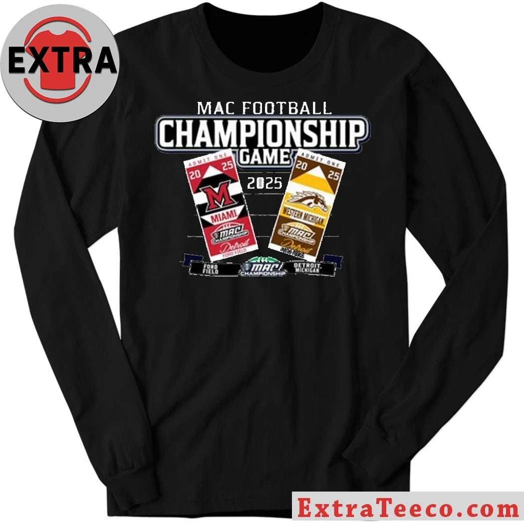 Official Blue 84 MAC Grey 2025 Football Championship Game T-Shirt