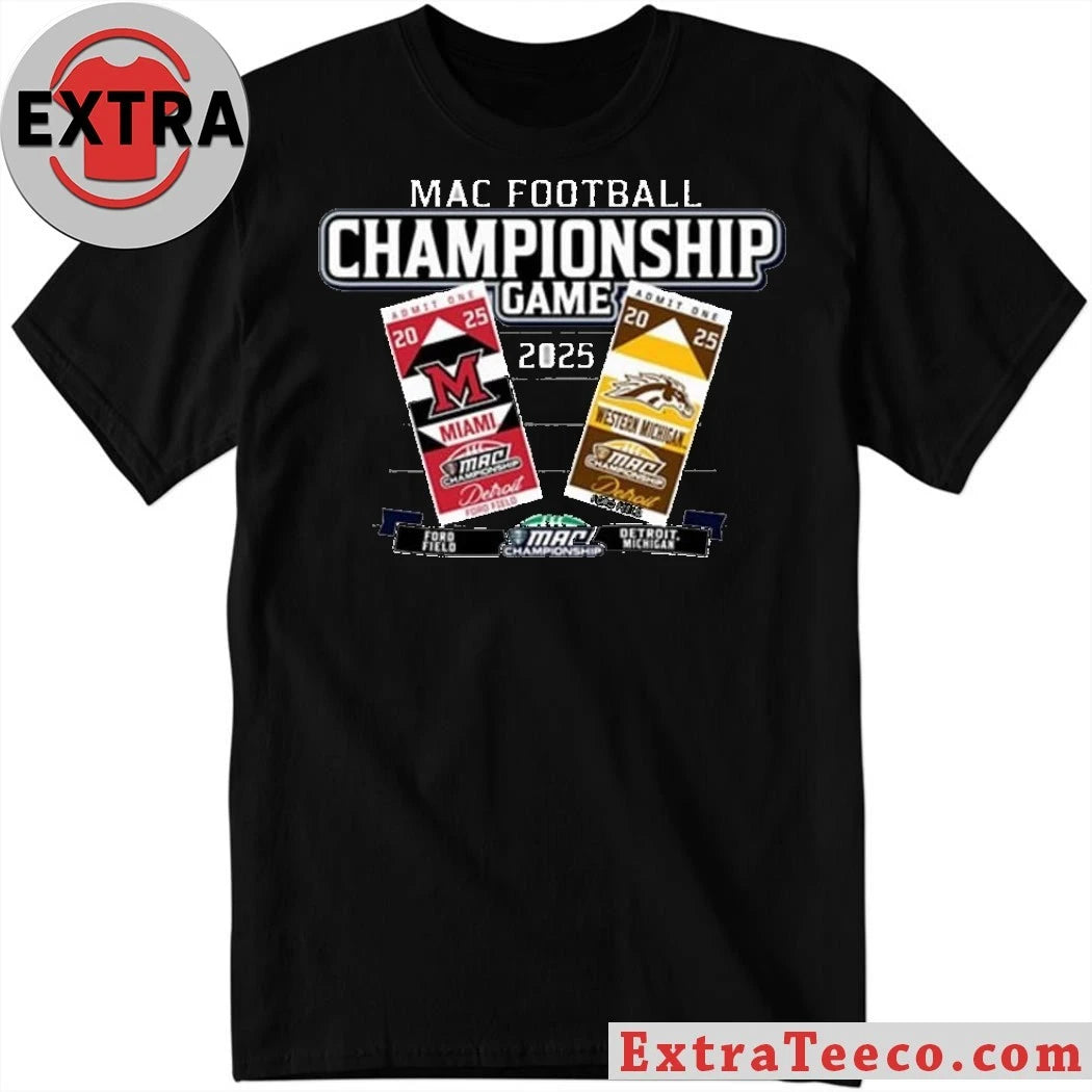 Official Blue 84 MAC Grey 2025 Football Championship Game T-Shirt