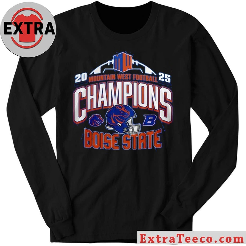 Official Boise State Broncos 2025 Mountain West Champions Back2Back Shirt