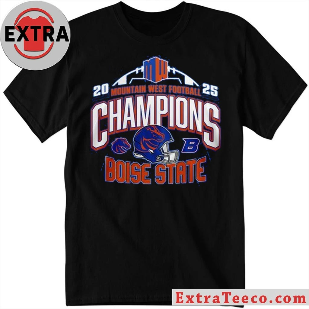 Official Boise State Broncos 2025 Mountain West Champions Back2Back Shirt