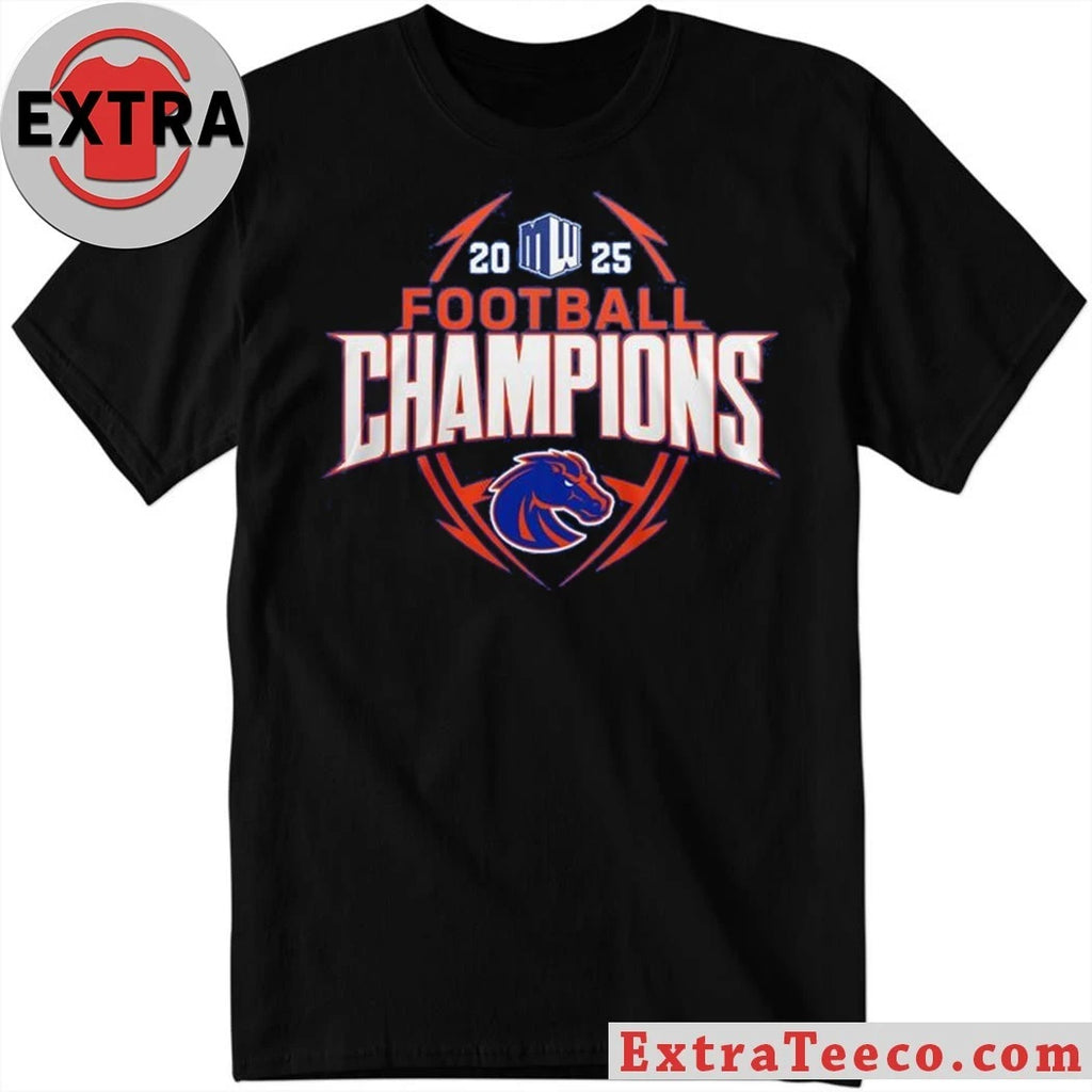 Official Boise State Broncos Mountain West Champions 2025 Shirt