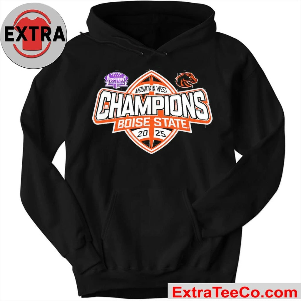 Official Boise State Broncos Mountain West Championship 2025 Football Logo Shirt