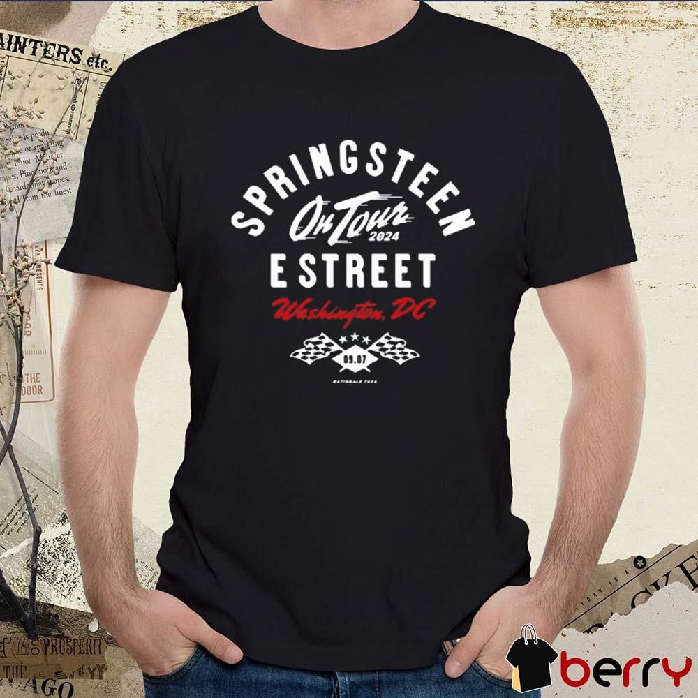Bruce Springsteen And E Street Band Tour In Washington DC On Sept 7 2024 t-shirt