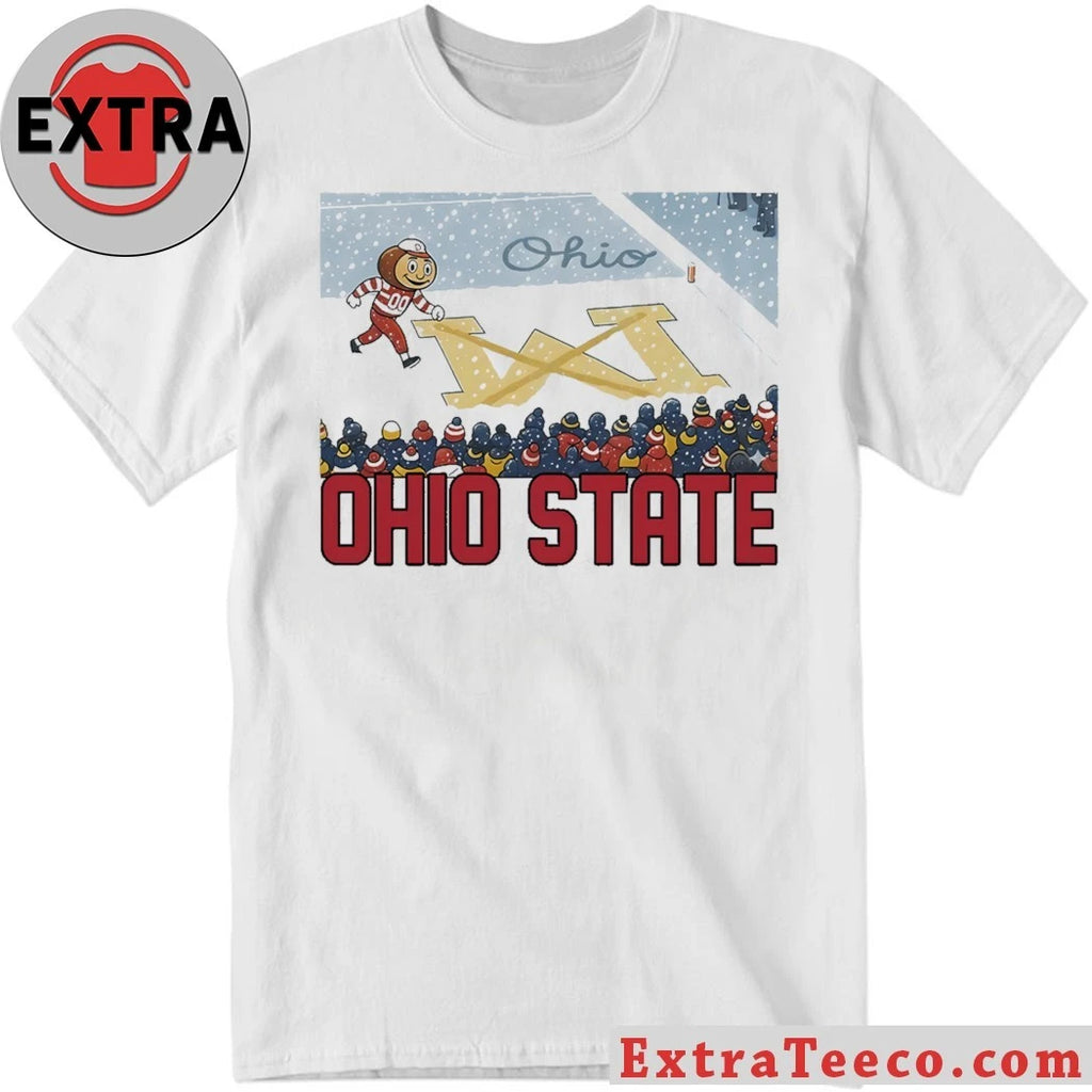 Official Brutus Ohio State Snow Fan Football Shirt