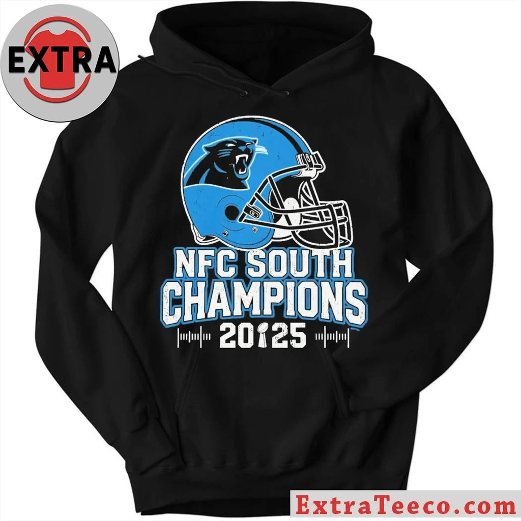 Official Carolina Panthers NFC South 2025 Champions Shirt