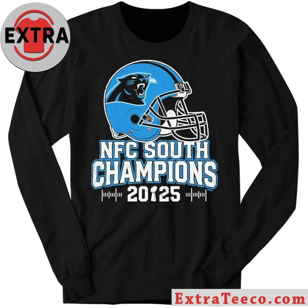 Official Carolina Panthers NFC South 2025 Champions Shirt
