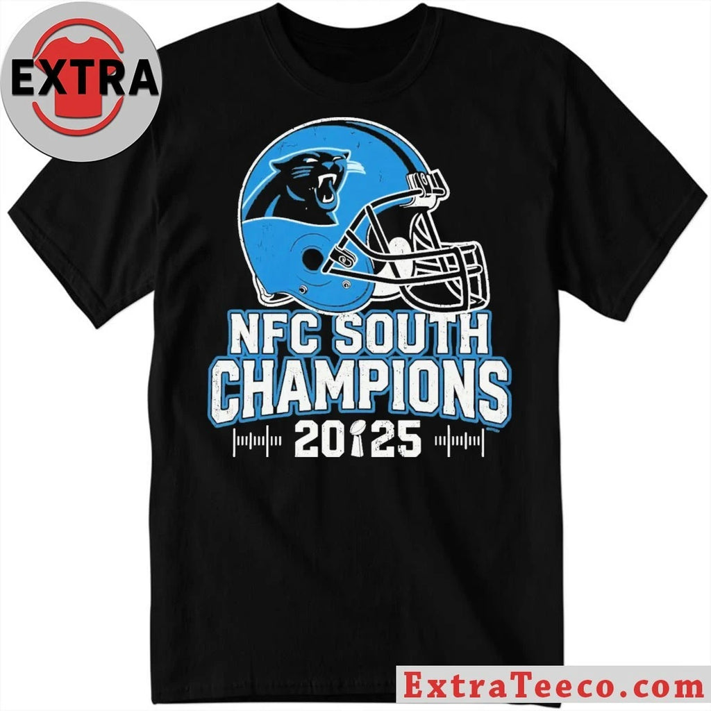 Official Carolina Panthers NFC South 2025 Champions Shirt
