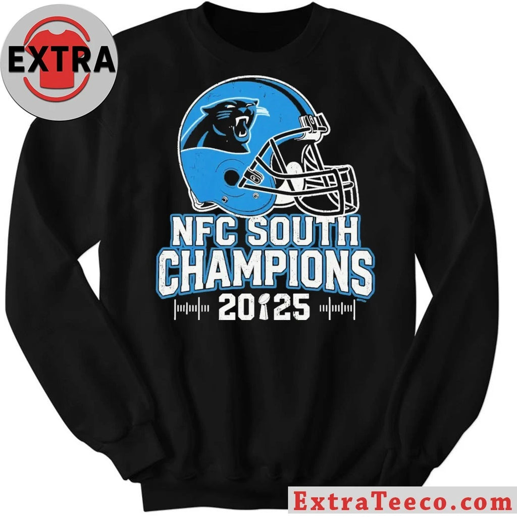 Official Carolina Panthers NFC South 2025 Champions Shirt