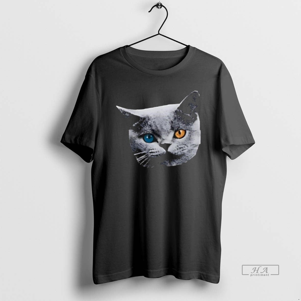 Official Cat British Shorthair Heterochromia T-Shirts, Hoodie, Sweatshirt | PodTeesHub.com