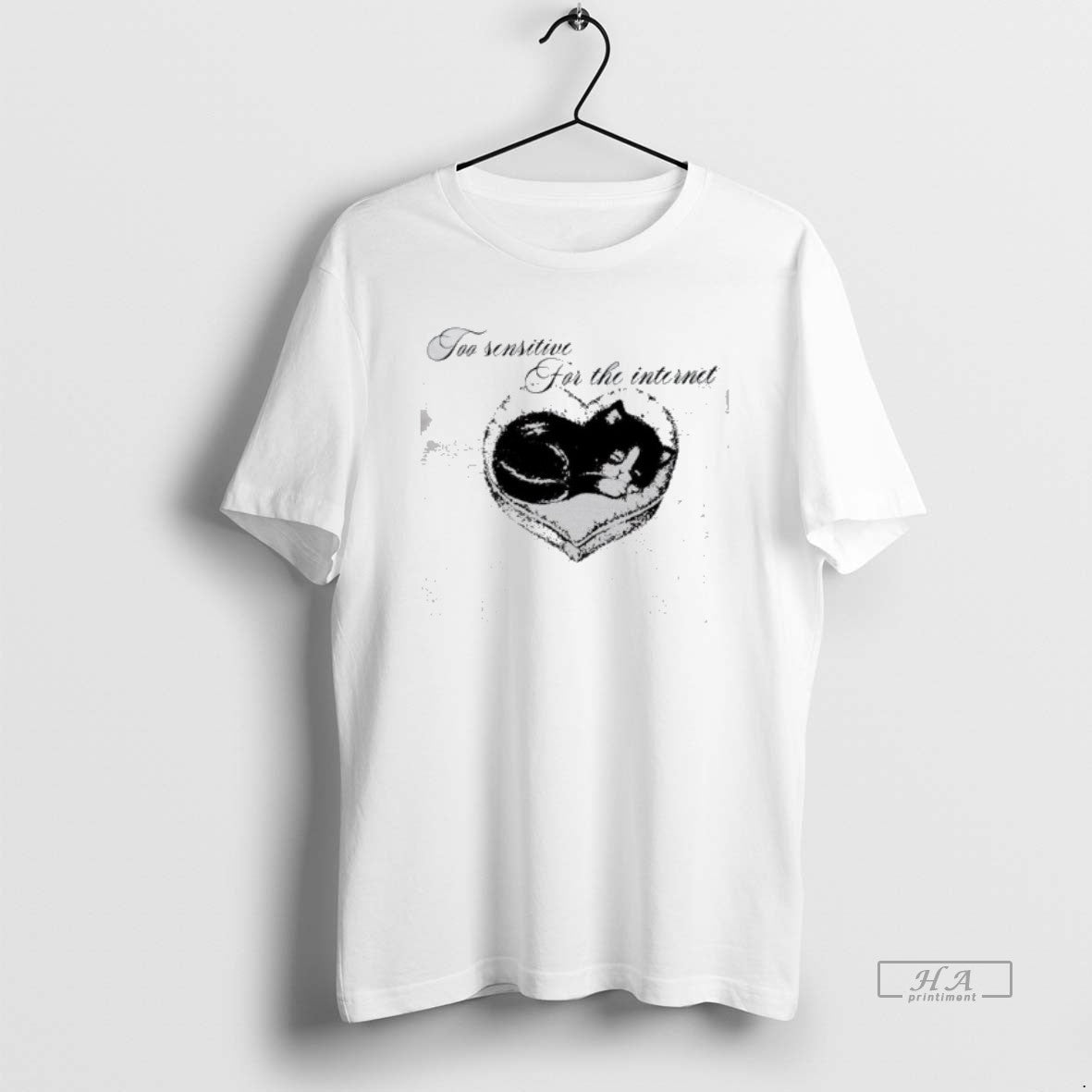 Official Cat Too Sensitive For The Internet T-Shirts, Hoodie, Sweatshirt | PodTeesHub.com